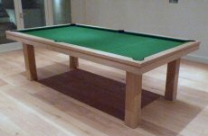8ft pool table shown as finished 