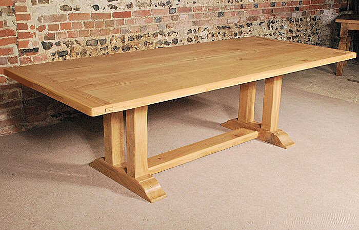 boardroom table with pillar legs