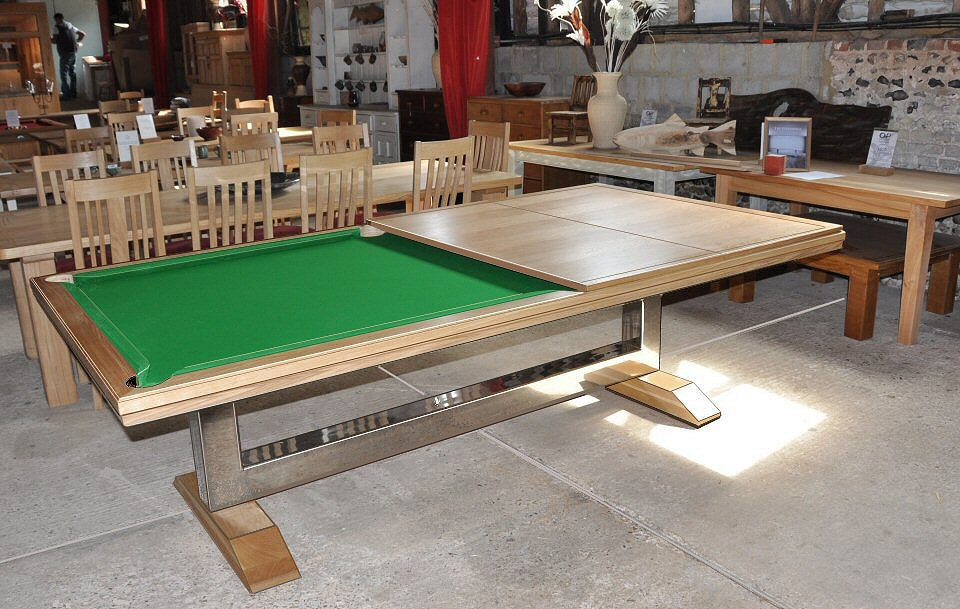 8ft boardroom table with half top